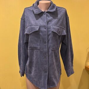 Women's Corduroy Jacket - Blue